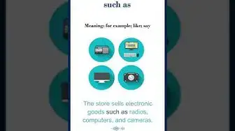 Video thumbnail for Such as meaning | such as sentences | Common English Idioms #shorts