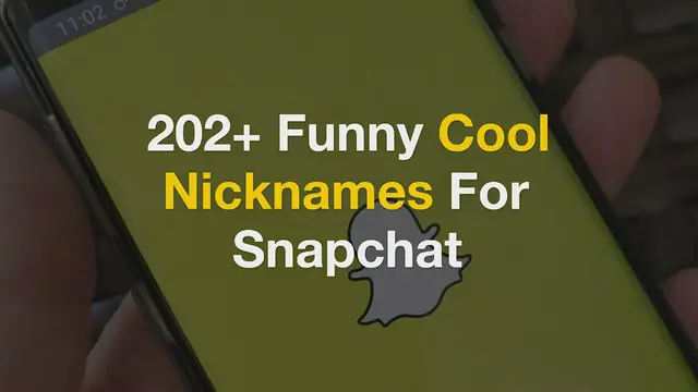 'Video thumbnail for Snapchat Nicknames | 202+ Funny Cool Nicknames For Snapchat'