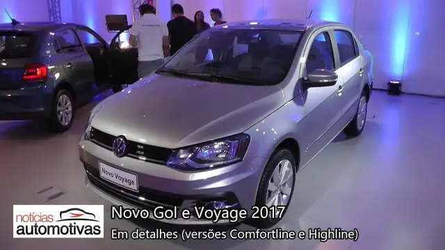 Video thumbnail for Novo Gol 2017 e Novo Voyage 2017 - Detalhes - NoticiasAutomotivas.com.br