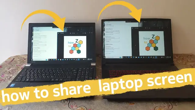 'Video thumbnail for how to share laptop screen'
