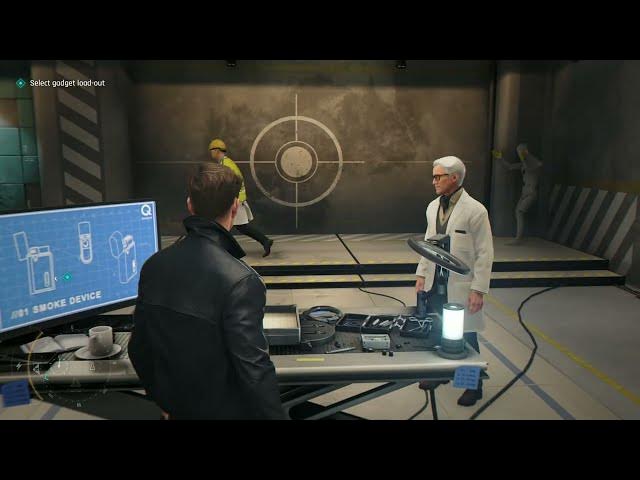 Video thumbnail for 007 First Light - A Night Out: Talk To Q in Gadget Testing: Shockwave Camera and Smoke Bomb Tutorial