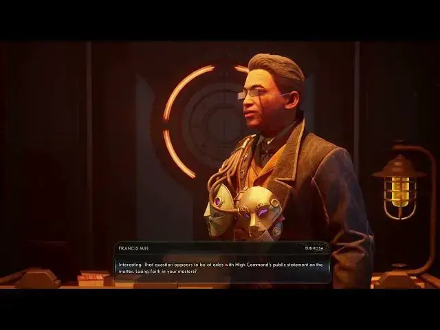 'Video thumbnail for The Outer Worlds 2 - Arbitrary Measures: Return To The Bartender | Meet Francis Min The Broker'
