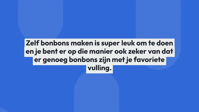 Video thumbnail for Zelf bonbons maken met karamel en vanille