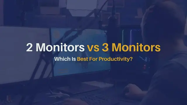 'Video thumbnail for 2 vs 3 Monitors: Which Is Best For Productivity?'