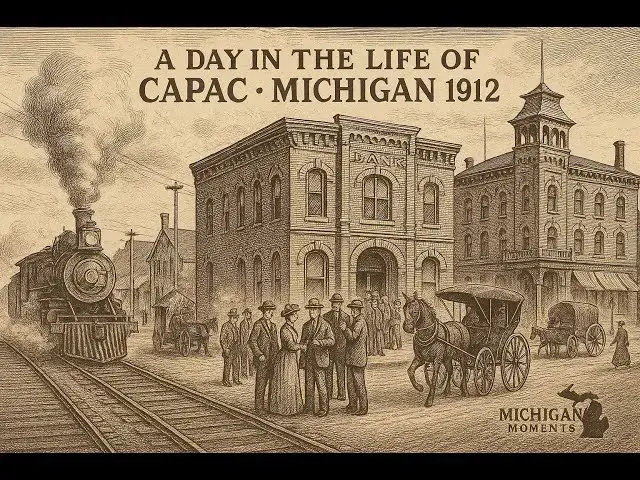 'Video thumbnail for A Day in the Life of Capac: Michigan 1912'