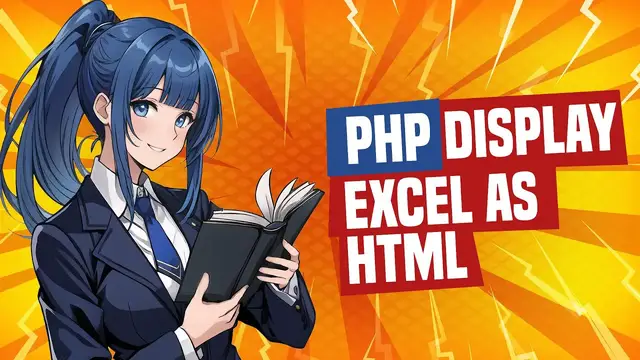Video thumbnail for How To Display Excel As HTML In PHP