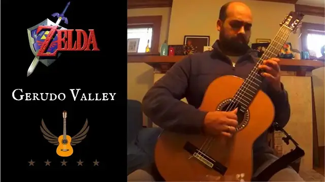 'Video thumbnail for Gerudo Valley Guitar Cover | Zelda Guitar Cover (Tabs)'