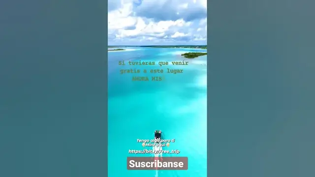 'Video thumbnail for ? Ahora mismo si te ofrecieran ir a este lugar todo pagado con esa persona especial. ¿Irías? #cancun'