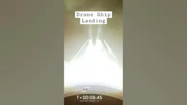 'Video thumbnail for SpaceX Booster Landing on Drone Ship'
