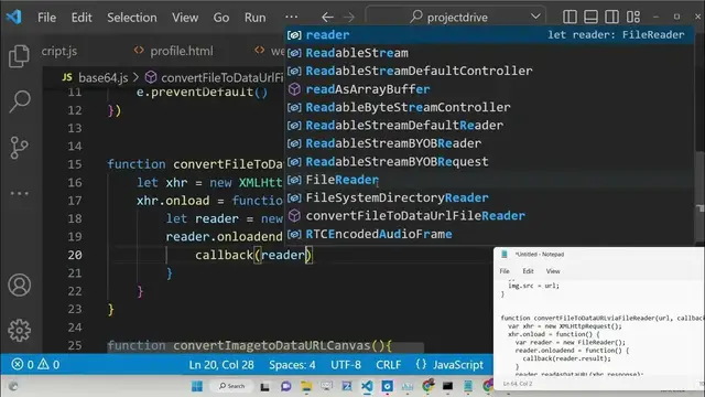 Video thumbnail for jQuery Project to Encode Remote Image URL to Base64 Using FileReader & Canvas in Browser