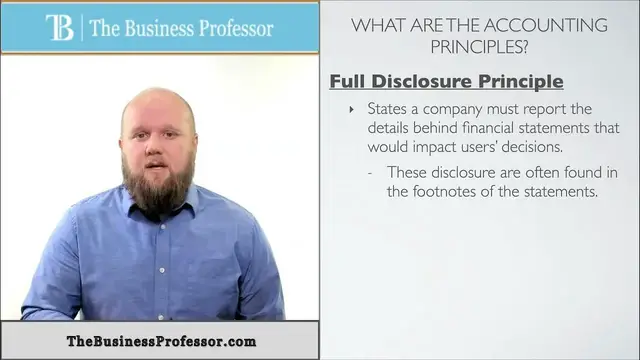 'Video thumbnail for GAAP Accounting Principles - Financial Accounting'