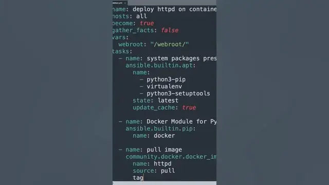 Video thumbnail for #shorts Setup Apache Web Server in a Docker Container for Debian-like systems