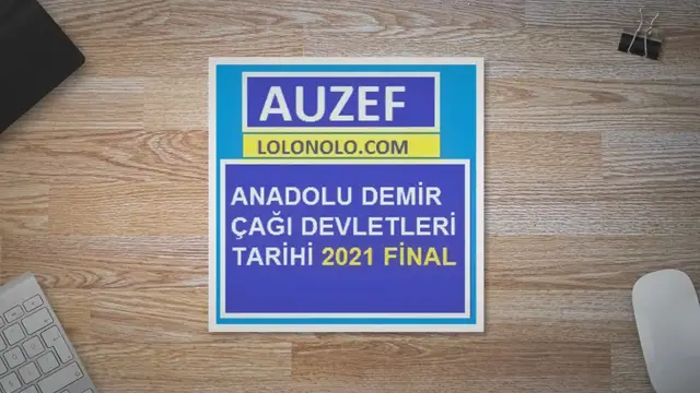 Video thumbnail for Anadolu Demir Çağı Devletleri Tarihi 2021 Final