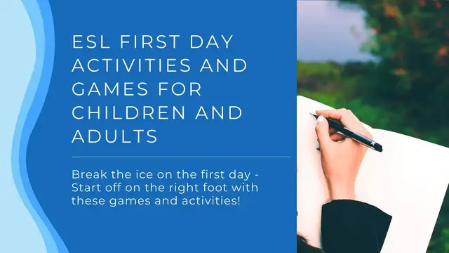 Video thumbnail for ESL First day Activities and Games for Children and Adults | ESL Ideas for the First Day of Class