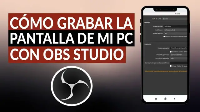 Video thumbnail for Cómo grabar la pantalla de mi PC con OBS STUDIO - Fácil y rápido