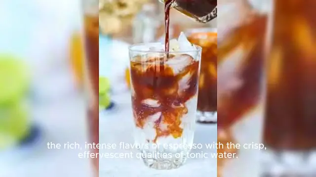 Video thumbnail for Espresso Tonic - Espresso mixed with tonic water