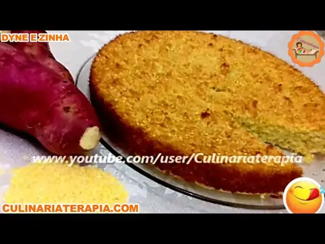 Video thumbnail for SEM GLUTÉN - Bolo Especial de Batata Doce Ralada com Flocão de Milho Ensinado por Especialista