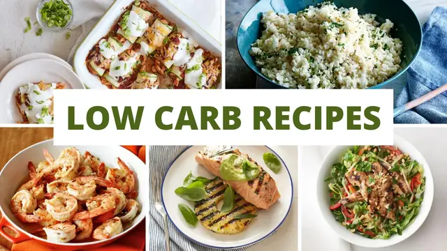 Video thumbnail for low carb recipes
