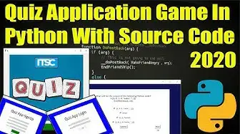 Video thumbnail for Quiz Application In Python With Source Code 2020 Free to Download