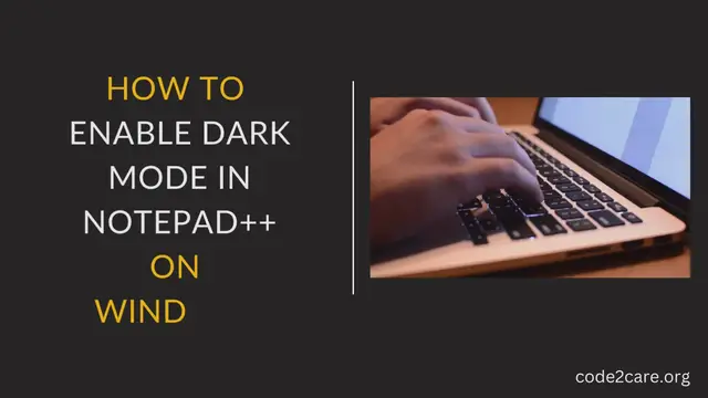 Video thumbnail for How to  Enable Dark mode in Notepad++ on  Windows