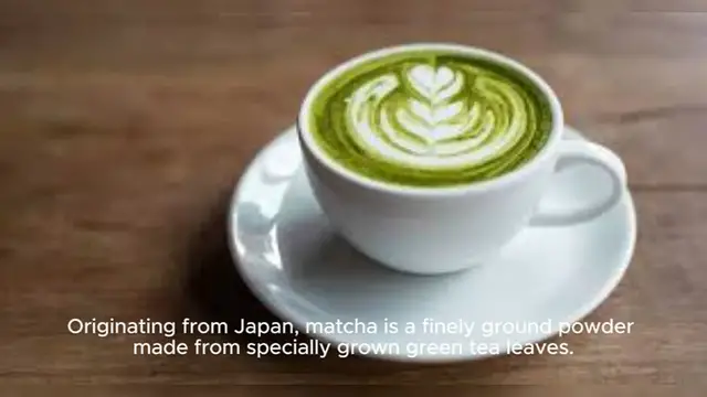 Video thumbnail for Matcha Latte - A latte made with matcha green tea