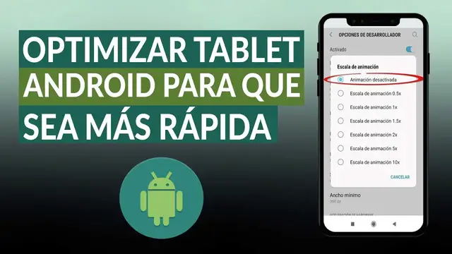 Video thumbnail for Optimizar TABLET ANDROID para que sea más rápida - Paso a paso