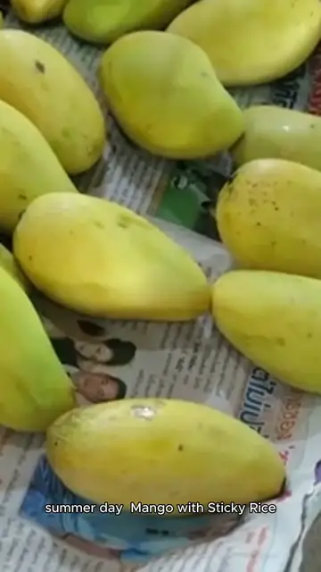 Video thumbnail for mango with sticky rice recipe
