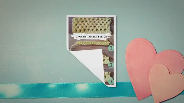 Video thumbnail for Easy Crochet Stitch Pattern (Amber Stitch)