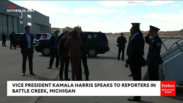 Video thumbnail for BREAKING NEWS Kamala Harris Reacts To Israel s Attacks On Iran, Slams Trump On Abortion