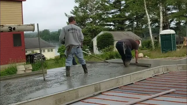 Video thumbnail for How To Pour A Small House and Garage Concrete Floors