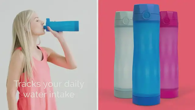 Video thumbnail for HidrateSpark 3 Smart Water Bottle Is A Glowing Reminder
