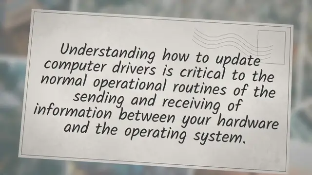 'Video thumbnail for How To Update Computer Drivers | What You Need To Know'