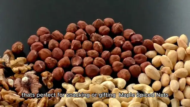 Video thumbnail for Maple Spiced Nuts