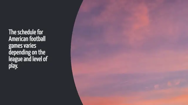 Video thumbnail for When Is The Next American Football Game