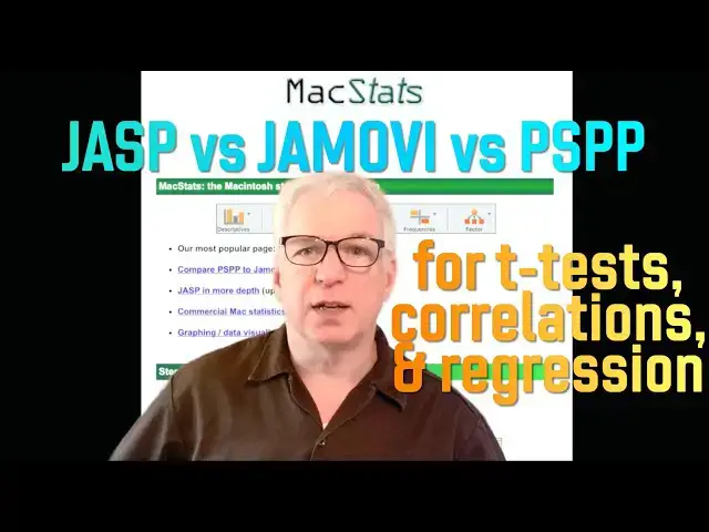 Video thumbnail for JASP vs Jamovi vs PSPP: which free stats program is best for three common tests?