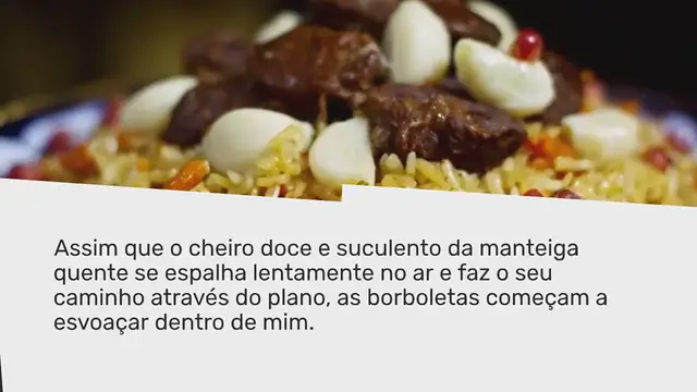 Video thumbnail for arroz com manteiga libanesa