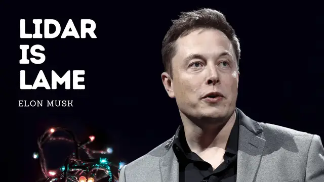 Video thumbnail for LiDAR is Lame - Elon Musk