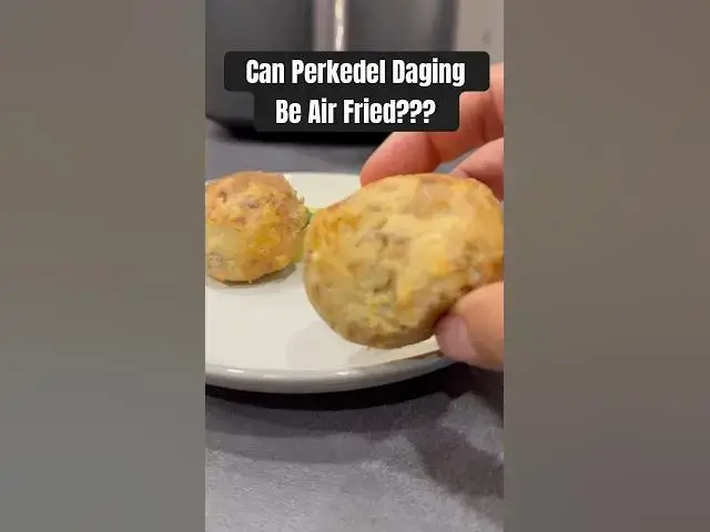 'Video thumbnail for Can You AIR FRY Perkedel Daging? #shorts'