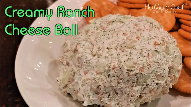 Video thumbnail for Creamy Ranch Cheese Ball | Dining In With Danielle