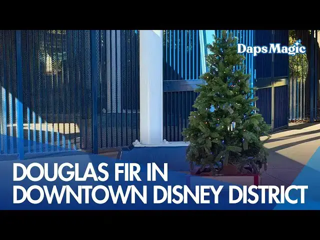 Video thumbnail for Douglas Fir in Downtown Disney District | Holidays at the Disneyland Resort 2025
