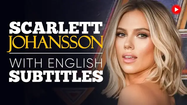 Video thumbnail for ENGLISH SPEECH | SCARLETT JOHANSSON: Take Time for Yourself (English Subtitles)
