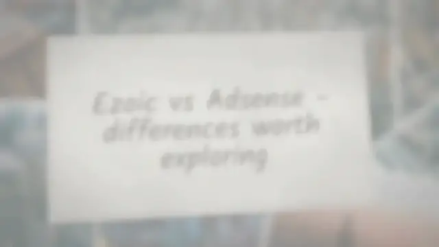 Video thumbnail for Ezoic Vs Adsense - Differences Worth Exploring