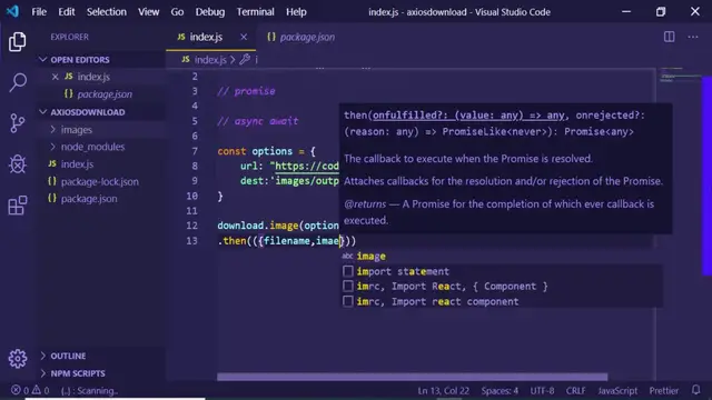 Video thumbnail for Build a Simple Node Image Downloader Using Image Downloader Module