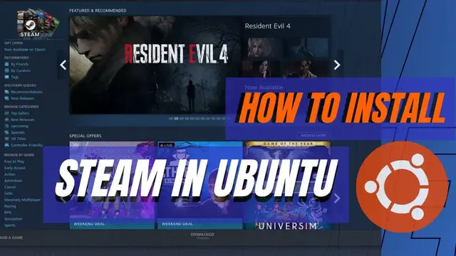 'Video thumbnail for How To Install Steam In Ubuntu? – Play Games On Linux'