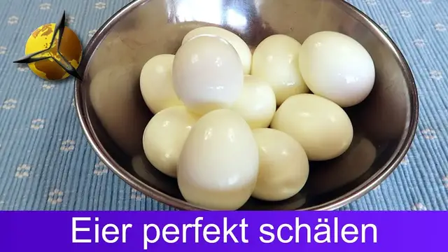 Video thumbnail for Gekochte Eier perfekt abschälen / pellen