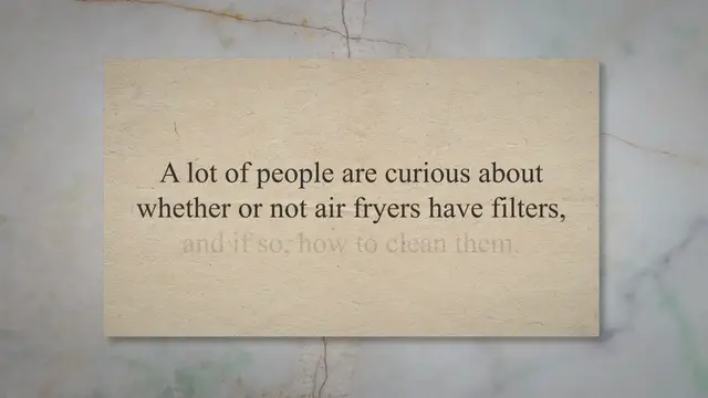 Video thumbnail for Do Air Fryers Have Filters (And How To Clean Them) – Press To Cook