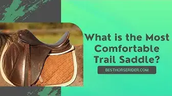 Video thumbnail for What is the Most Comfortable Trail Saddle?