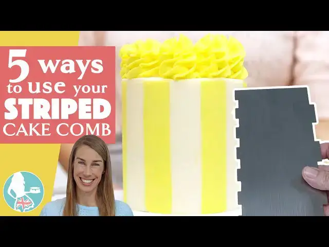 'Video thumbnail for 5 Ways to Use a Striped Cake Comb'