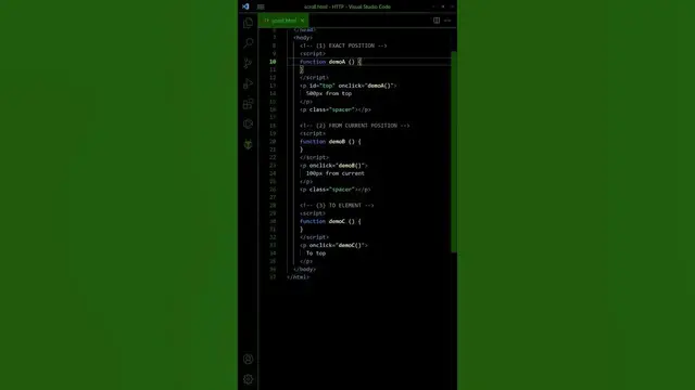 'Video thumbnail for Smooth Scroll In HTML Javascript'