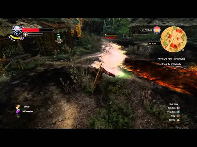 Video thumbnail for The Witcher 3: Wild Hunt - Contract Devil by the Well: Defeat the Noonwraith (Yrden) Infused Dust